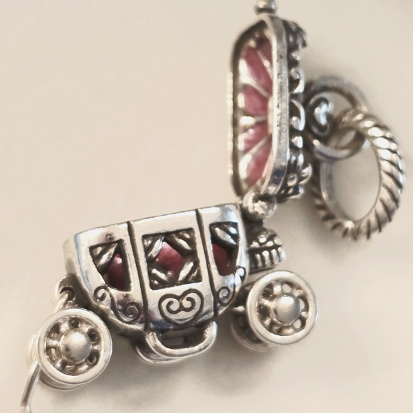 Brighton Vintage Retired Princess Carriage hanging Charm - Picture 2 of 10